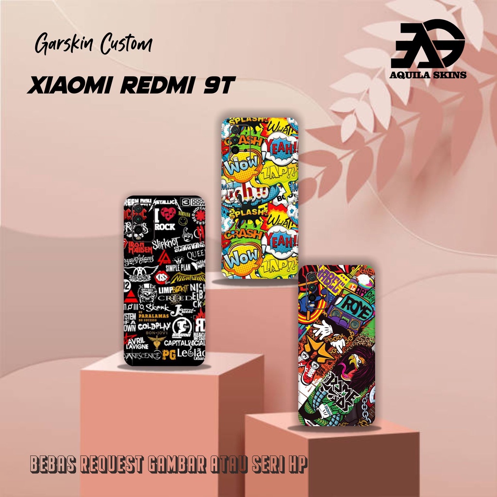 XIAOMI Redmi 9T Garskin Hp Stiker Hp Skin Handphone Stiker Casing Anti Jamur Custom-Isi 2