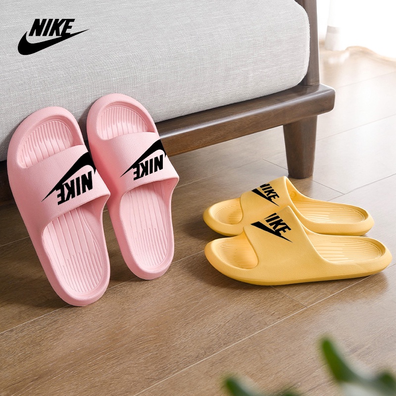 NIKE Sandal Wanita Sendal Slop Kekinian EVA Empuk Karet  Flip Flop Dewasa Selop Casual Wanita Santai Empuk Sandal Cewek Distro Terbaru Slip On Anti Slip