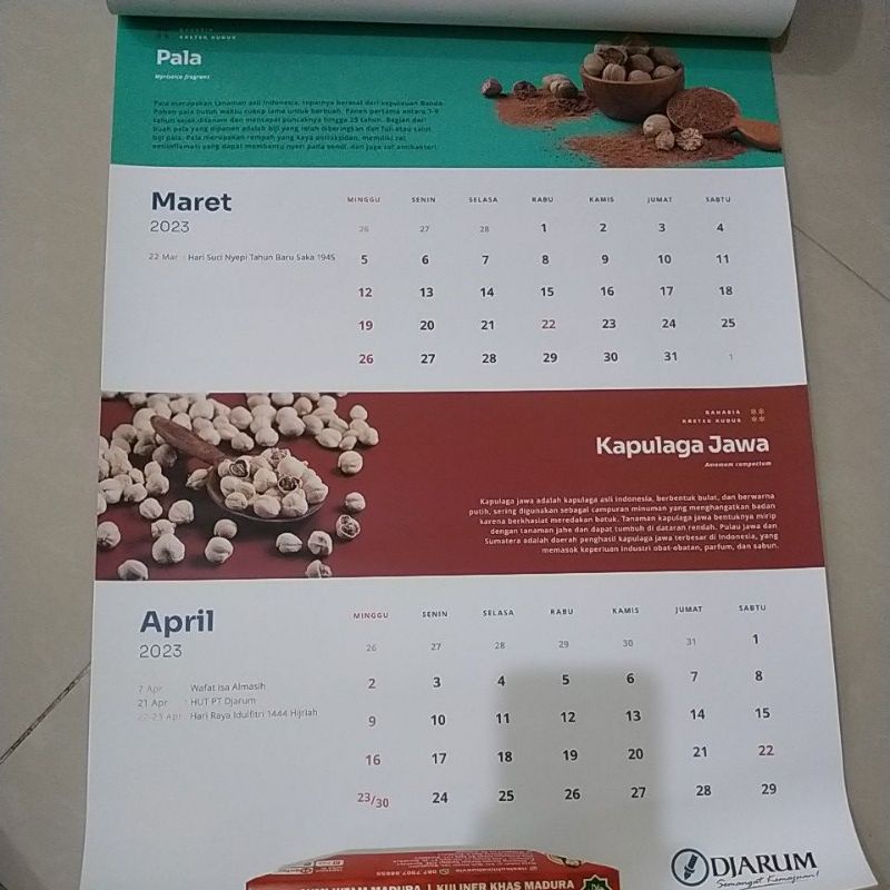 kalender bulanan djarum 2023.