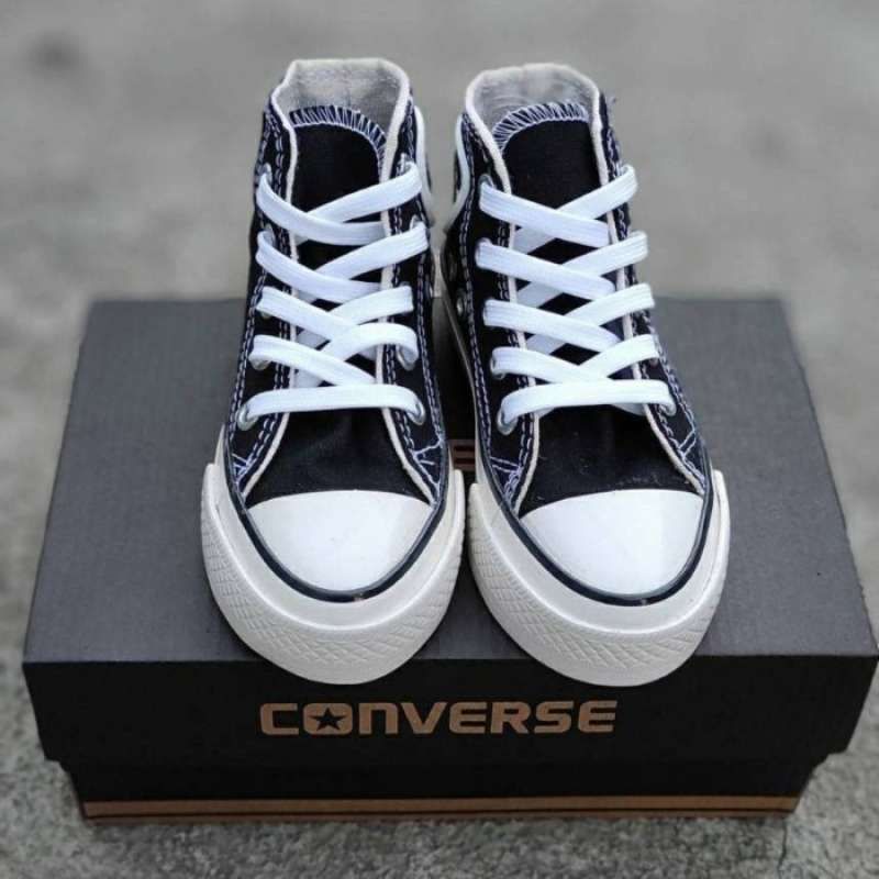 Sepatu Converse Anak Laki Laki dan Perempuan Sekolah Usia 1-8 Tahun Ready Size 18-35 COD (Bayar di Tempat)