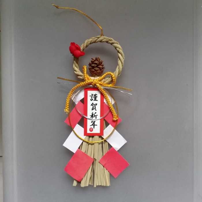 

hiasan tahun baru jepang new year shimekazari simbol rejeki hoki lucky firaza1906