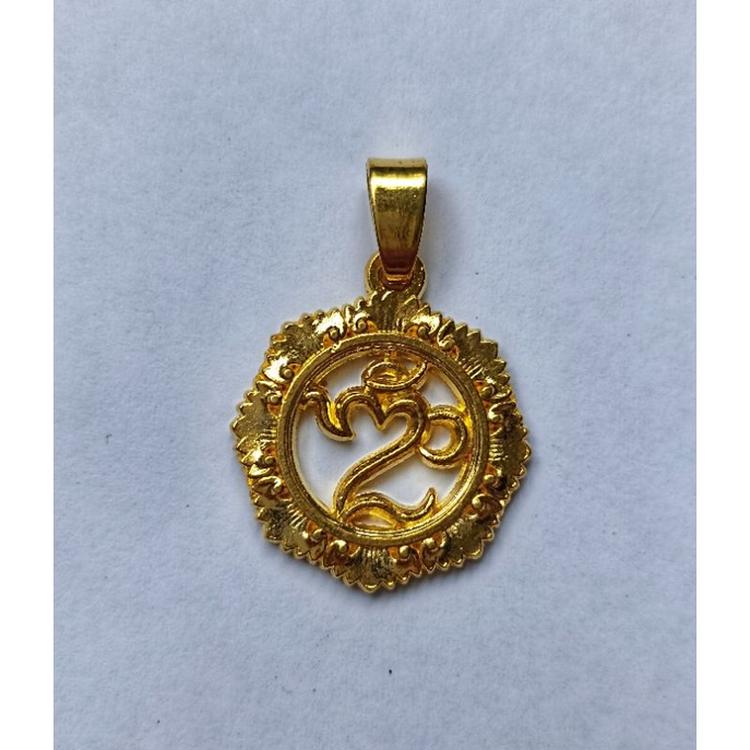 Liontin Kalung Om Kara Khas Bali Anti Karat Omkara Charm