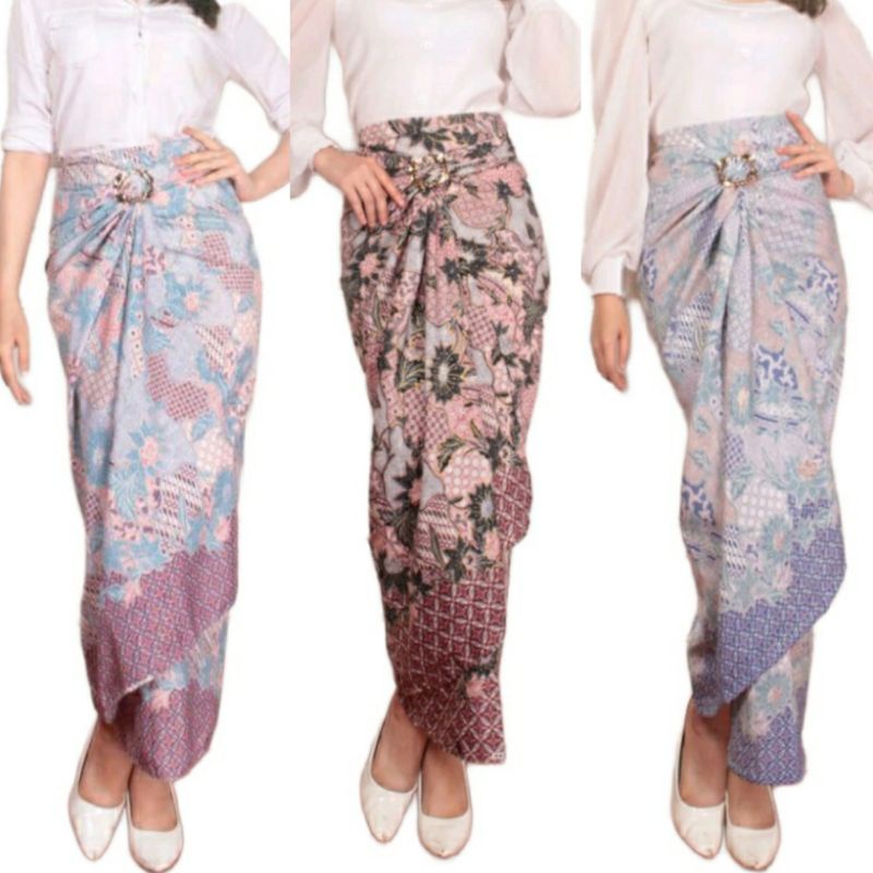 ( 50 Motif ) Rok Lilit Batik Modern Motif Terbaru / Rok Serut / Kain Batik / Rok Kebaya / Rok Batik Floral / Bawahan Kebaya Wisuda Modern