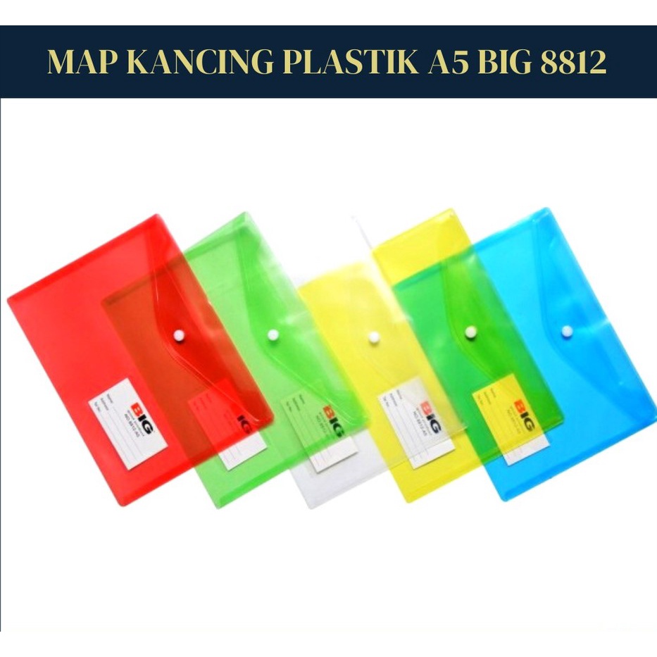 

Map Kancing Plastik A5 Model Envelope BIG No. 8812