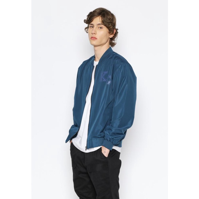 KENT&CREW JAKET BOMBER PRIA HIJAU - C-AJBG06-G9