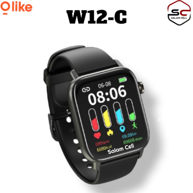 Smartwatch Olike W12C IP67 Standby 20Days 1,72&quot; Ogs Full fit Smartband