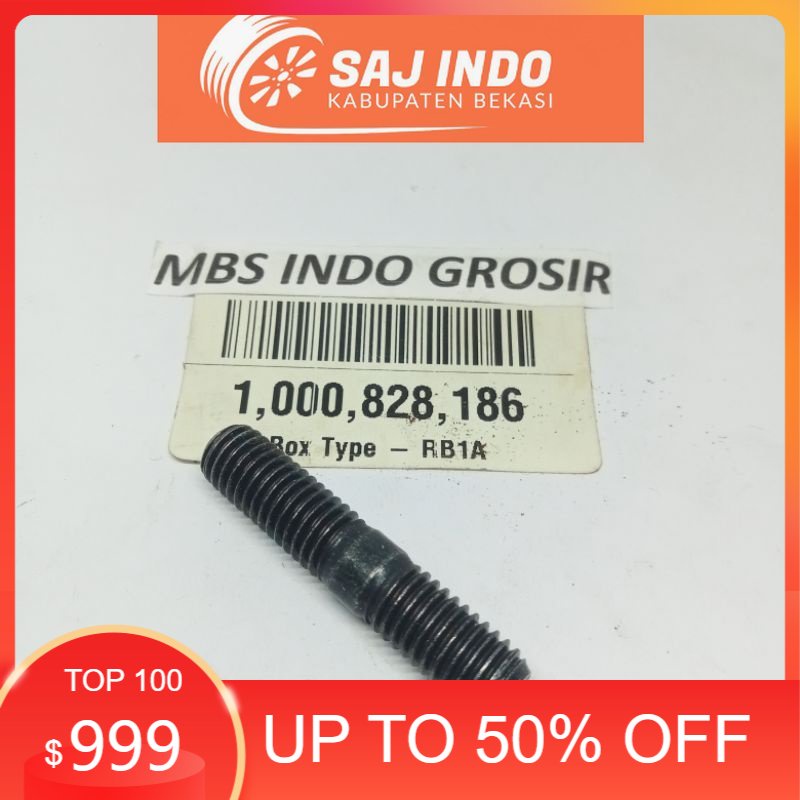 FZR BOLT M8 X 40 BAUT 12 TANEM M8 X 40 BAUT KNALPOT BAUT GEAR ORIGINAL