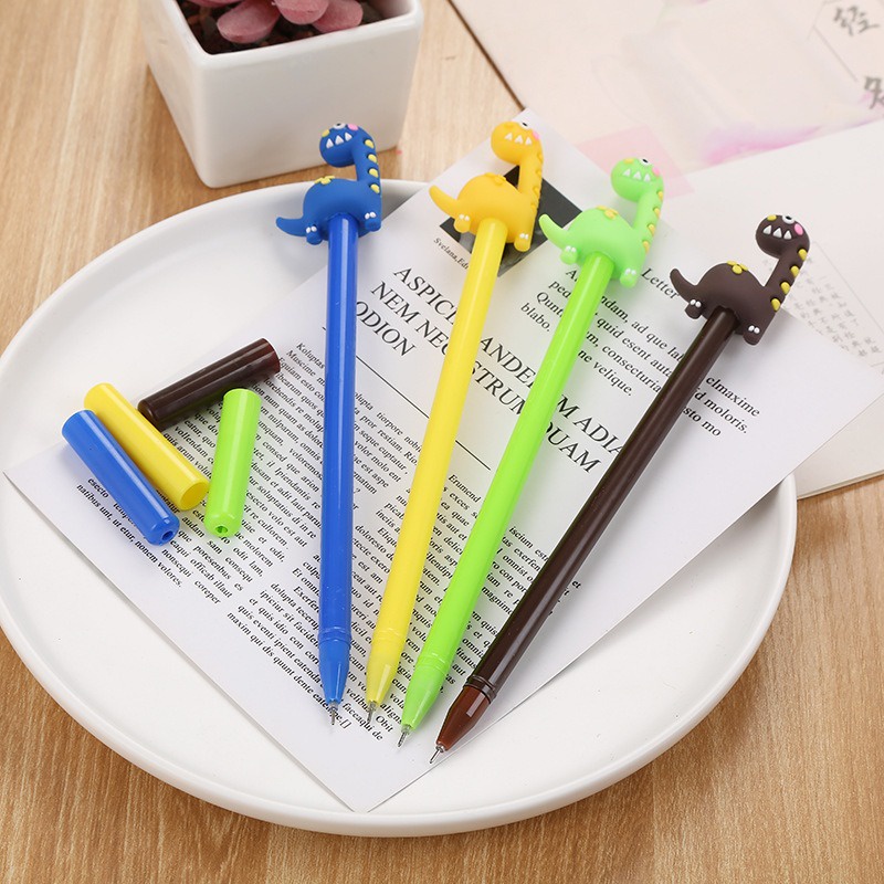 4pcs Pena Pen Pulpen Gel Set Tinta Cair Dino OSM-ST0099