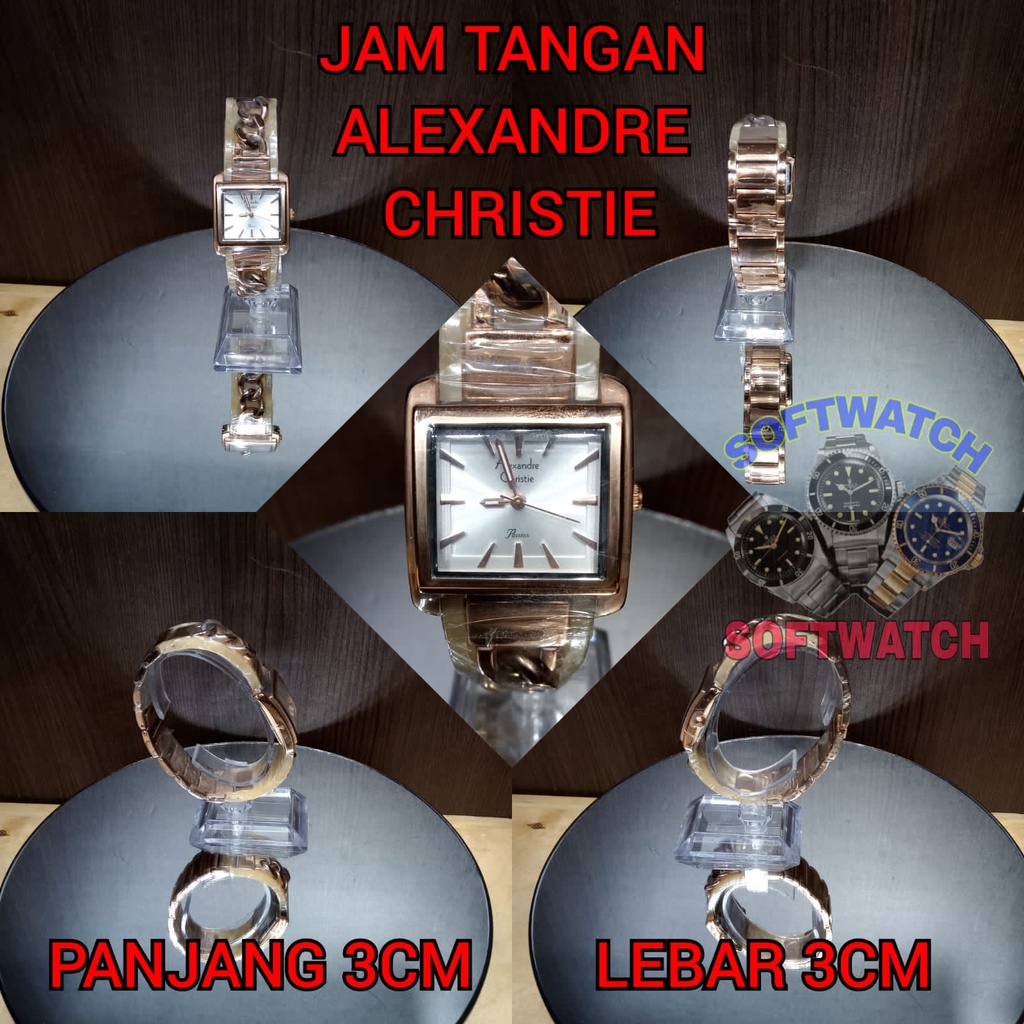 JAM TANGAN ARLOJI ALEXANDRE CHRISTIE ASLI 100% ORIGINAL WANITA