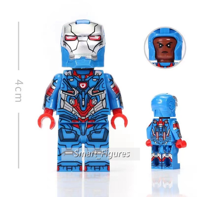 Iron Man Blok Bangunan Minifigures Super Heros Marvel Tony Stark Armor Mark17 Mark19 Mark26 Mini Angka Mainan Hadiah