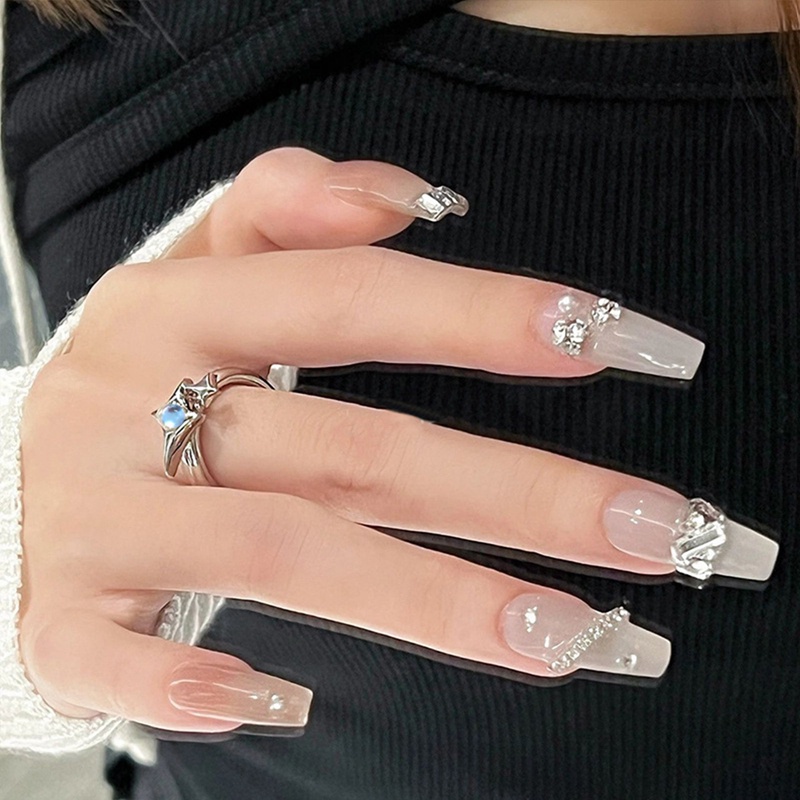 Tidak Teratur Cross Star Opal Rings Batu Bintang Cincin Untuk Wanita Pria Pasangan Rings Moonstone Geometris Egirl Ring Unisex Jewelry