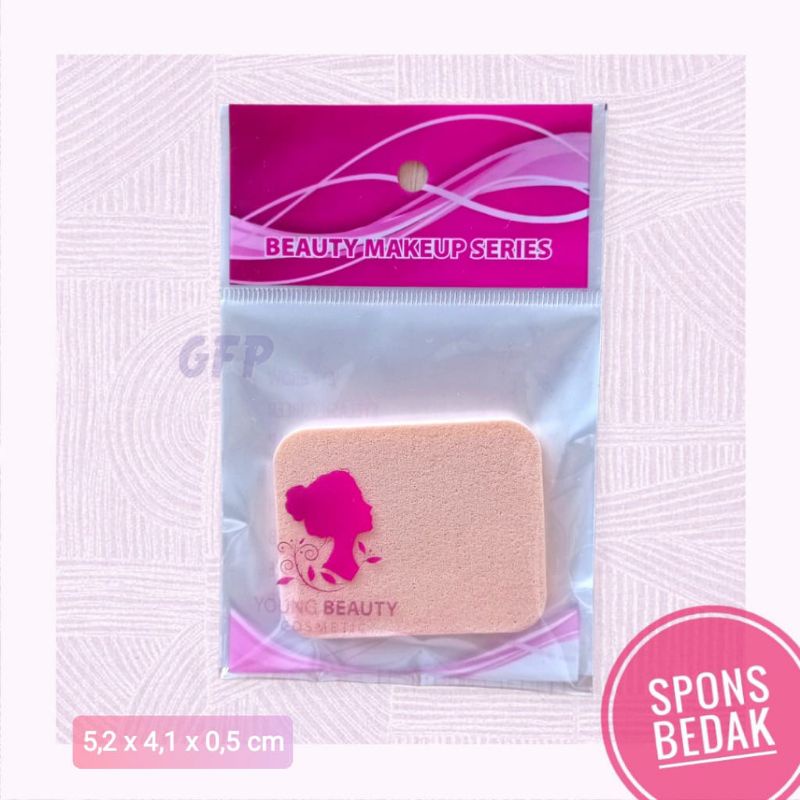 Spons Bedak Beauty Make Up Series - Powder Puff Matte Tap Cushion Spon Sponge Applicator