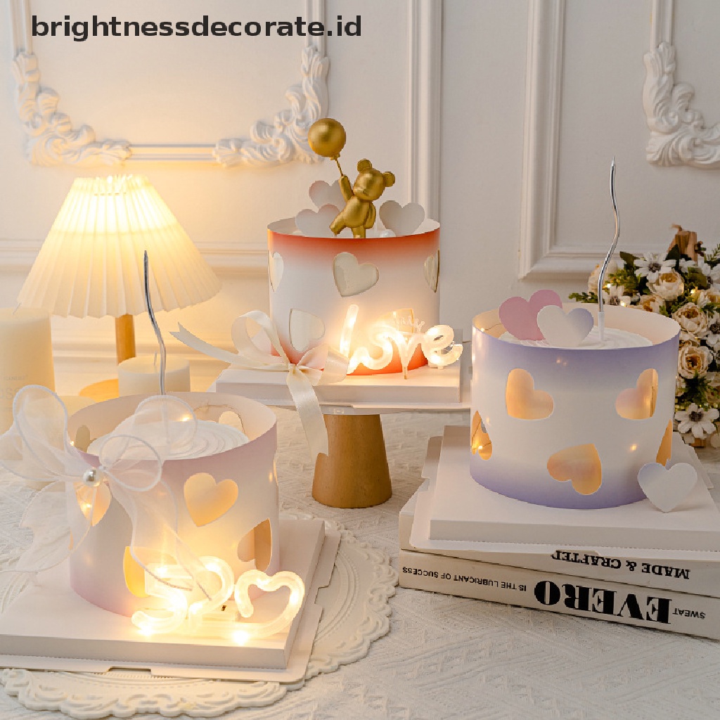 [Birth] Cake Surround Film Transparan Kerah Kue Aksesoris Baking Alat Kue Dapur [ID]