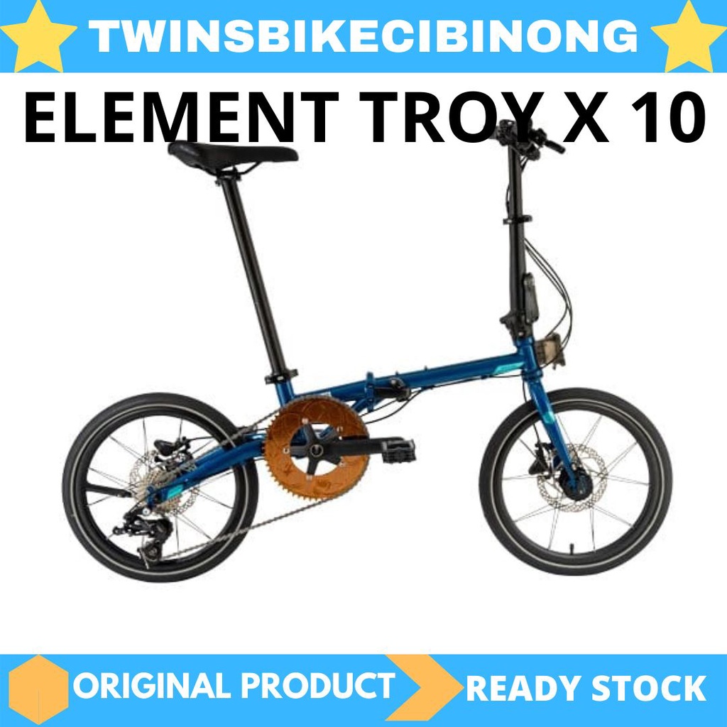 SEPEDA LIPAT 16INC ELEMENT TROY X 10 CHROMOLY
