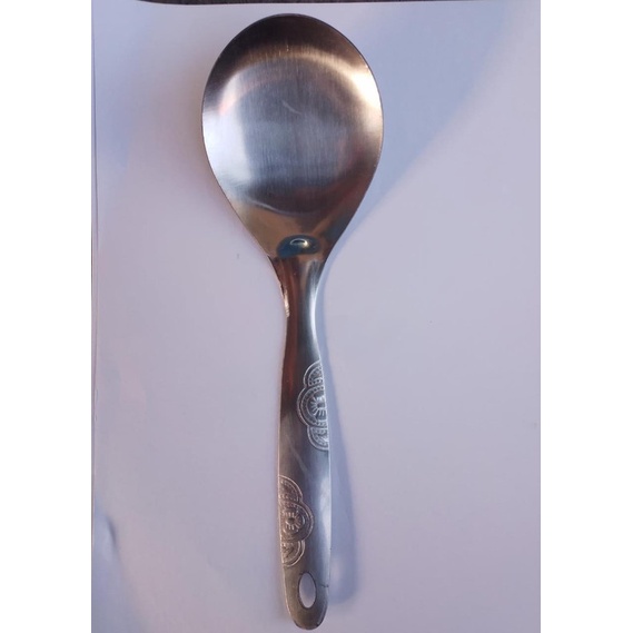 Sendok Centong Nasi Sayur Rice Ladle Centong Inox Kembang Stainless Steel SS - KB K09-1 / 10109 / M-750