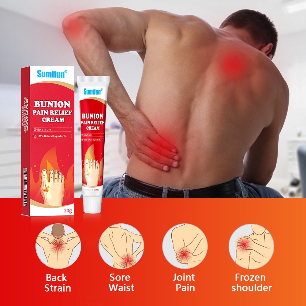 SUMIFUN Salep Bunion Pain Relief Splint Jempol Kaki Hallux Valgus