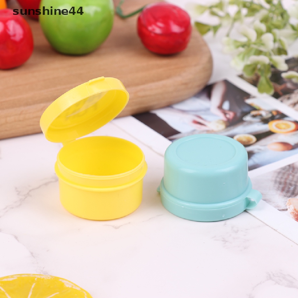 Sunshine Botol Peras Bumbu Mini Salad Dressing Kecap Squeeze Jar Container Kotak Makan Portable Plastik.