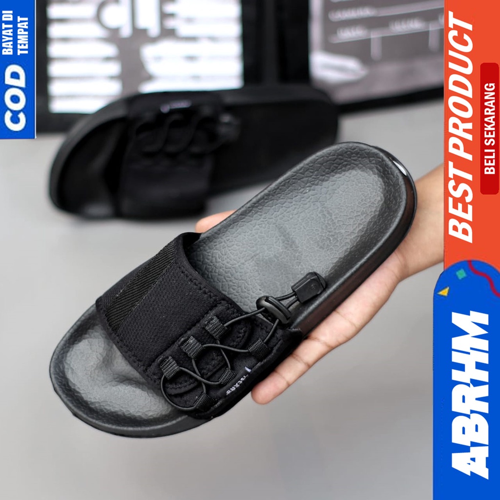 Sandal Slide Pria Slop Sendal Selop Pria Distro Termurah Abrhm Fluk