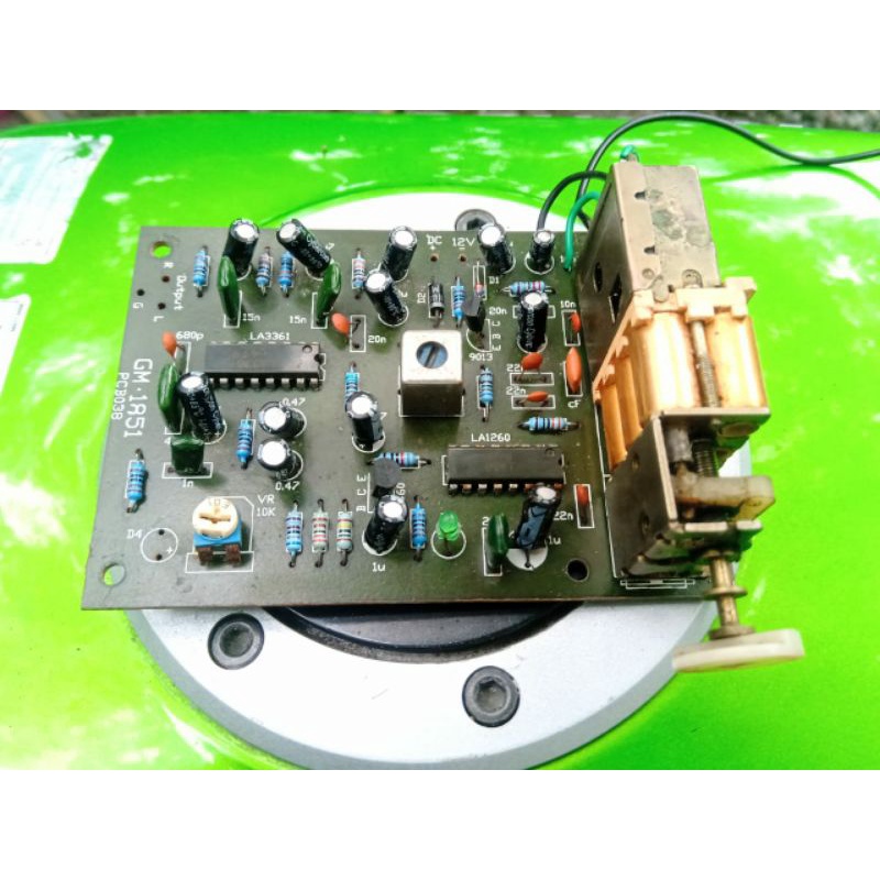 Modul tuner fm stereo,kepal tuner merk sakata kuningan