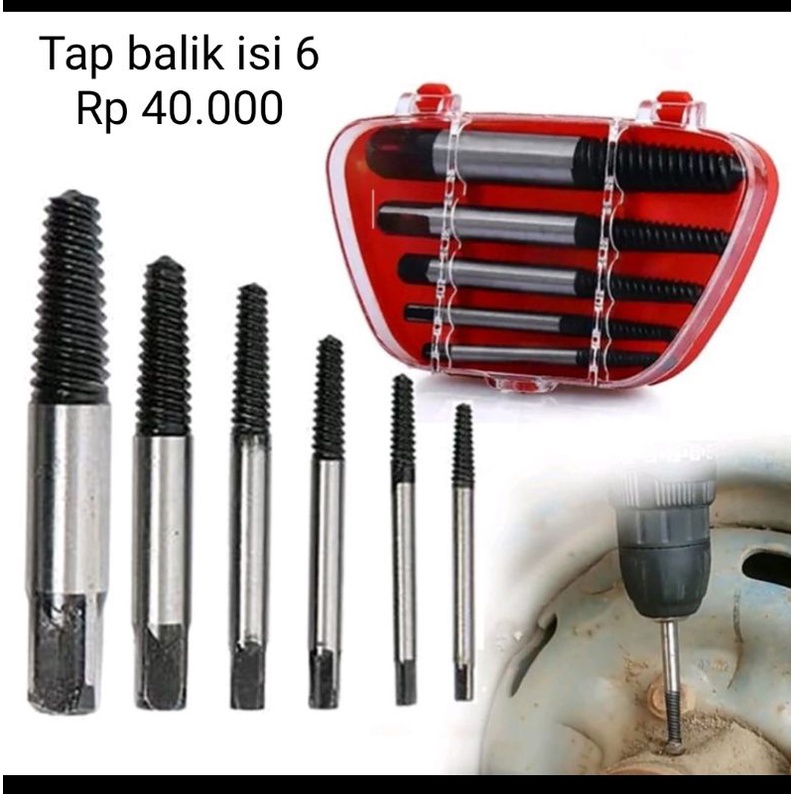Tap balik set isi 6