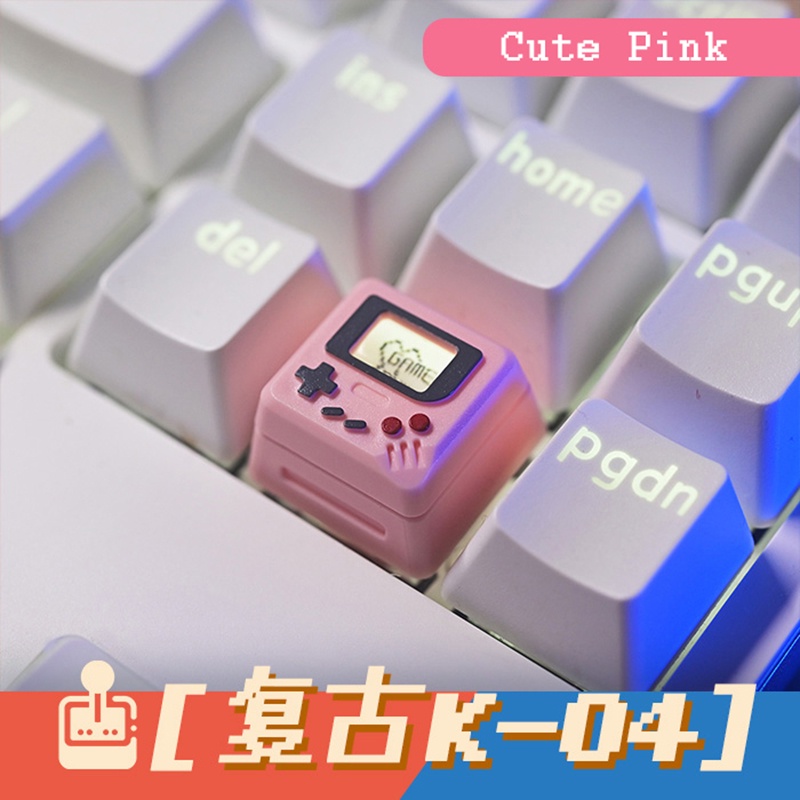 Keycaps Keyboard Klasik 3in1 Kepribadian Lucu Retro Key Tab Keycap Suku Cadang Pengganti Topi Kunci Keyboard Untuk Keyboard Mekanik