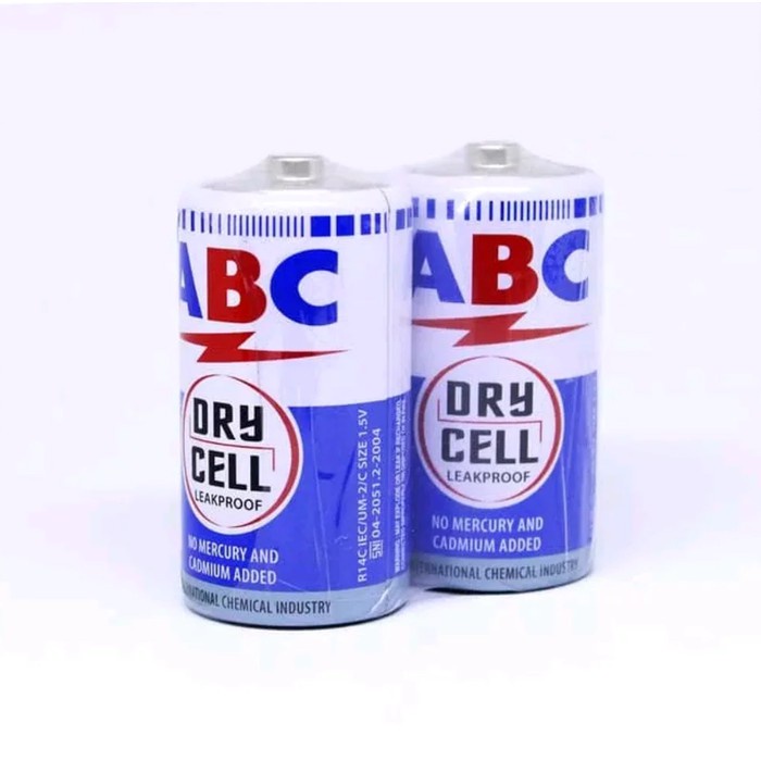 Baterai/Battery/Batere ABC Biru Tipe C (Isi 1 Pcs) - Nusa