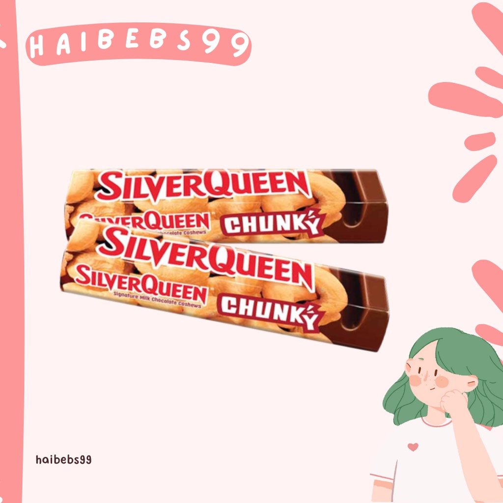 

Silverqueen Chunky Bar 30gr Cashew / Mede