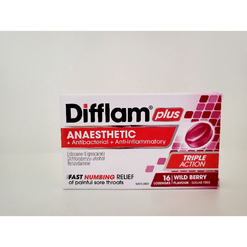 

DIFFLAM PLUS WILD BERRY SUGAR FREE