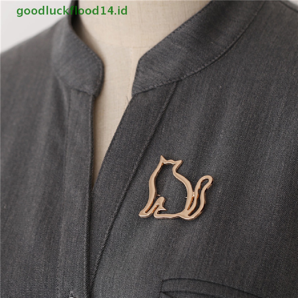 [GOOGFOUR] Bros Kucing Kecil Tebal Berongga Lucu Untuk Wanita Kepribadian Syal Gesper Dekorasi [Atasan]