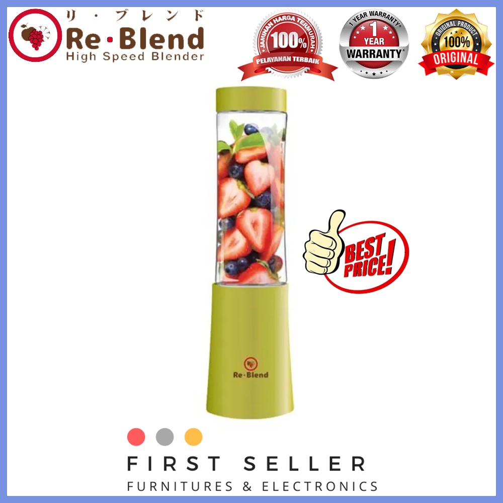 RB BLENDER ReBlend RL-80 (PLASTIK / 280 ML) GARANSI RESMI