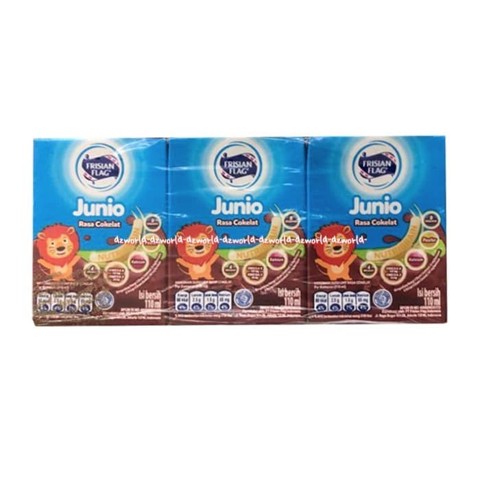 Frisian Flag Junio Rasa Coklat isi 6pcs Uht Kid Susu Bendera anak Rasa Cokelat Isi 6 Frisianflag Junior FF Kids Milk