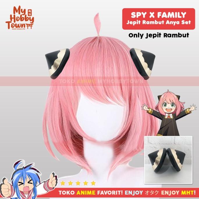 Jepit Rambut Anya Forger Kostum Cosplay Property Spy X Family