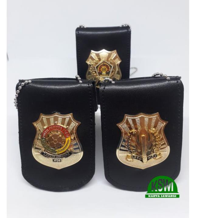

ペ ID CARD NAME TAG KULIT | KALUNG LENCANA LOGO | SECURITY, POL PP, WARTAWAN Special