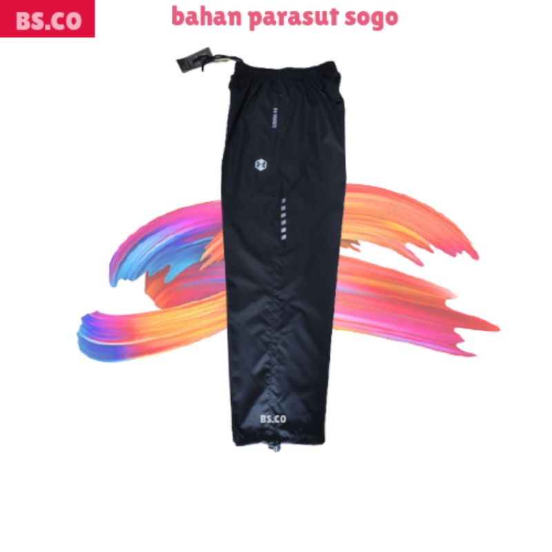 celana sport training parasut pria wanita (cod)