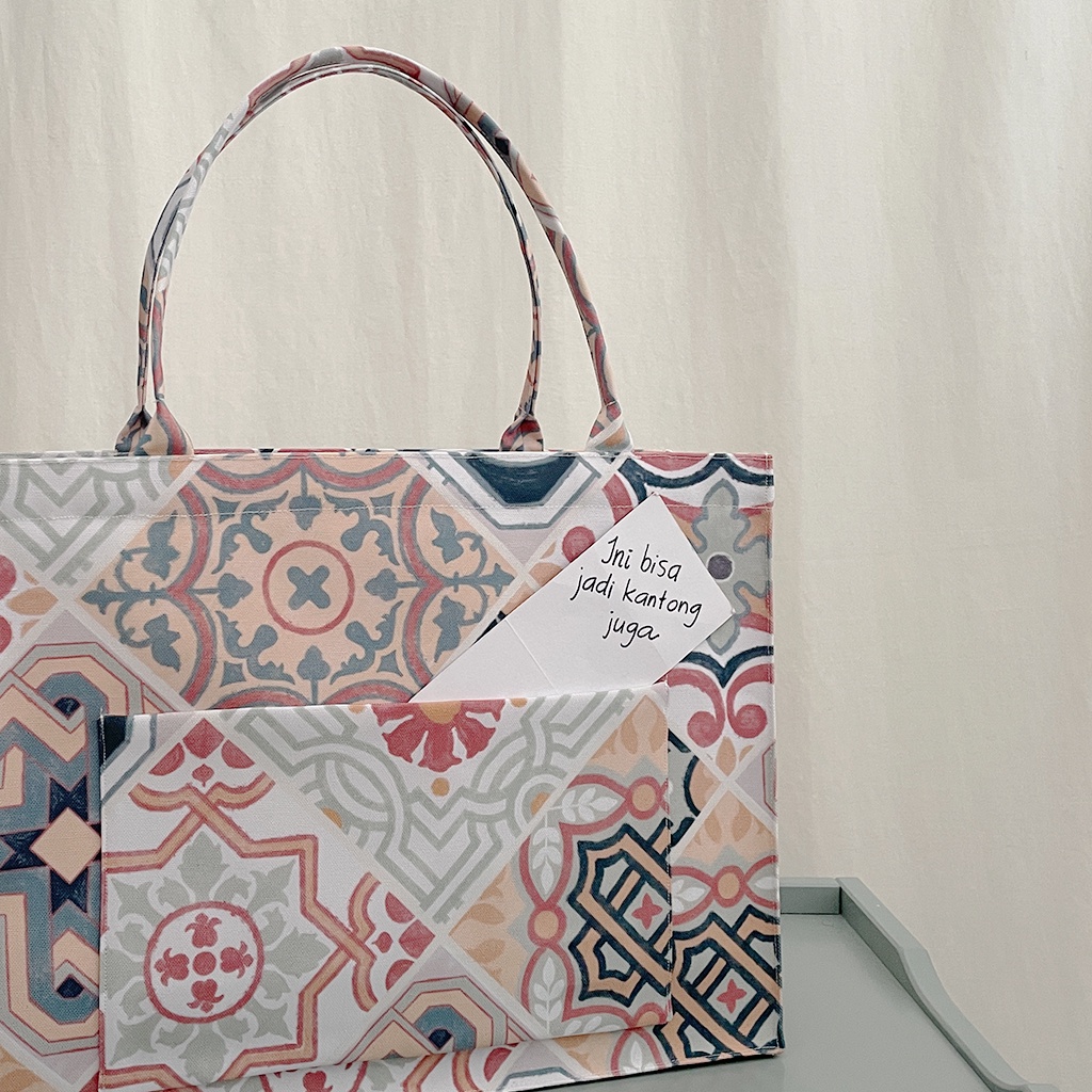 Tas Tote Traveller Medium - Tegel Kuno