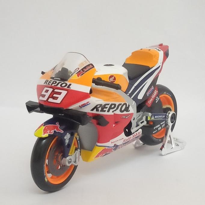Diecast Motor Marc Marquez MotoGP 2019 Honda Repsol Maisto Diecast ---MURAH---