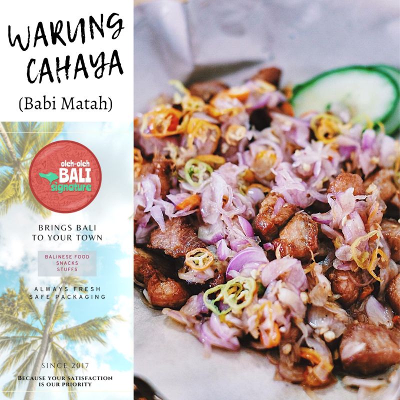 

Warung Cahaya Bali (Pork Belly/Babi Goreng/Ayam Goreng Sambal Matah) (Frozen Packed Fresh)