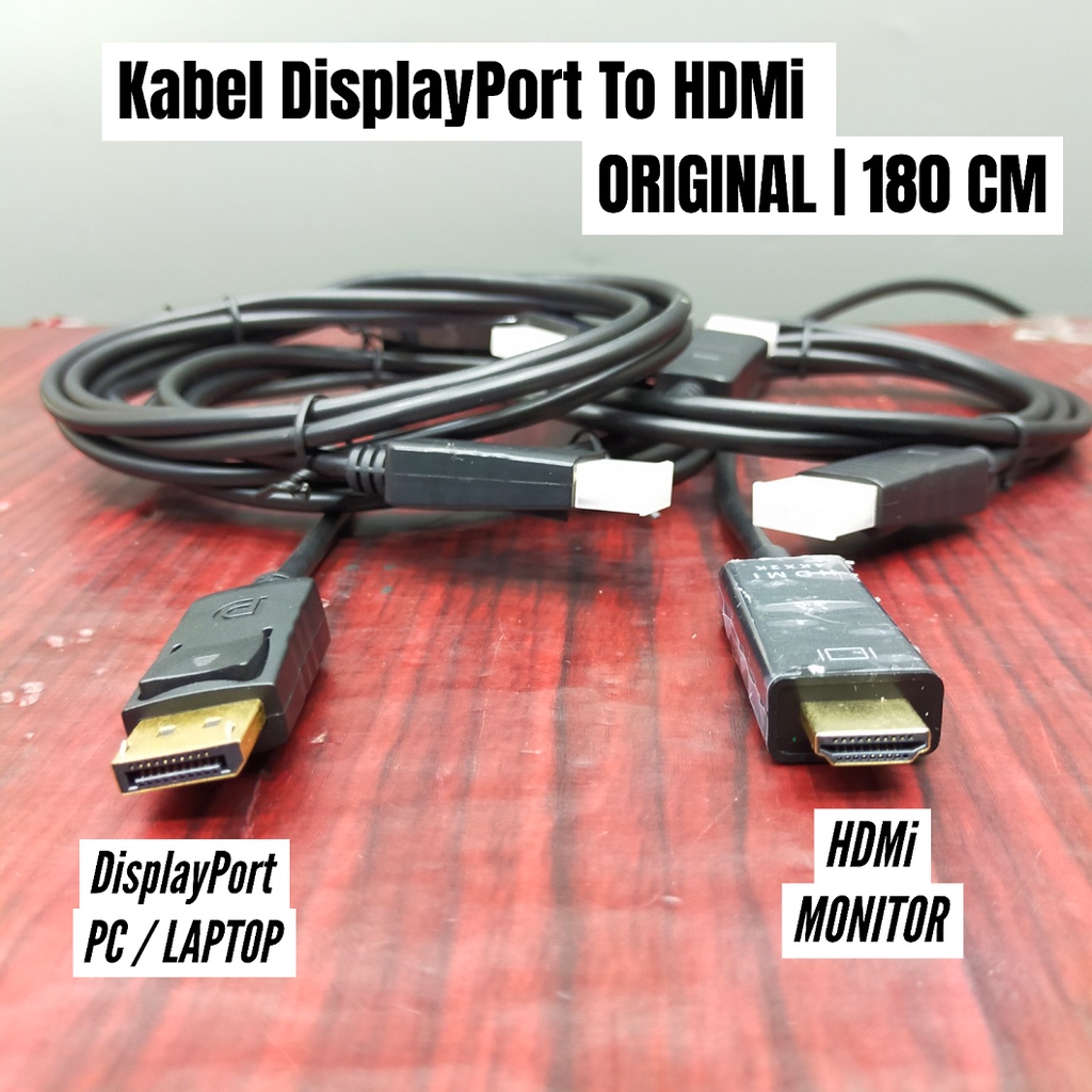 Kabel DP Display Port To Hdmi Berkualitas