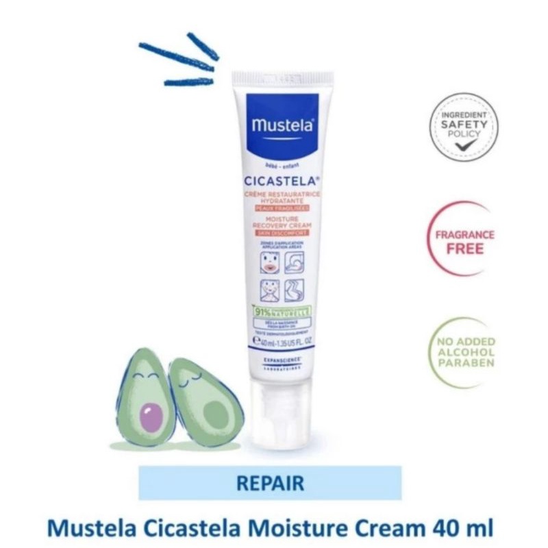 MUSTELA Cicastela moisture cream 40ml
