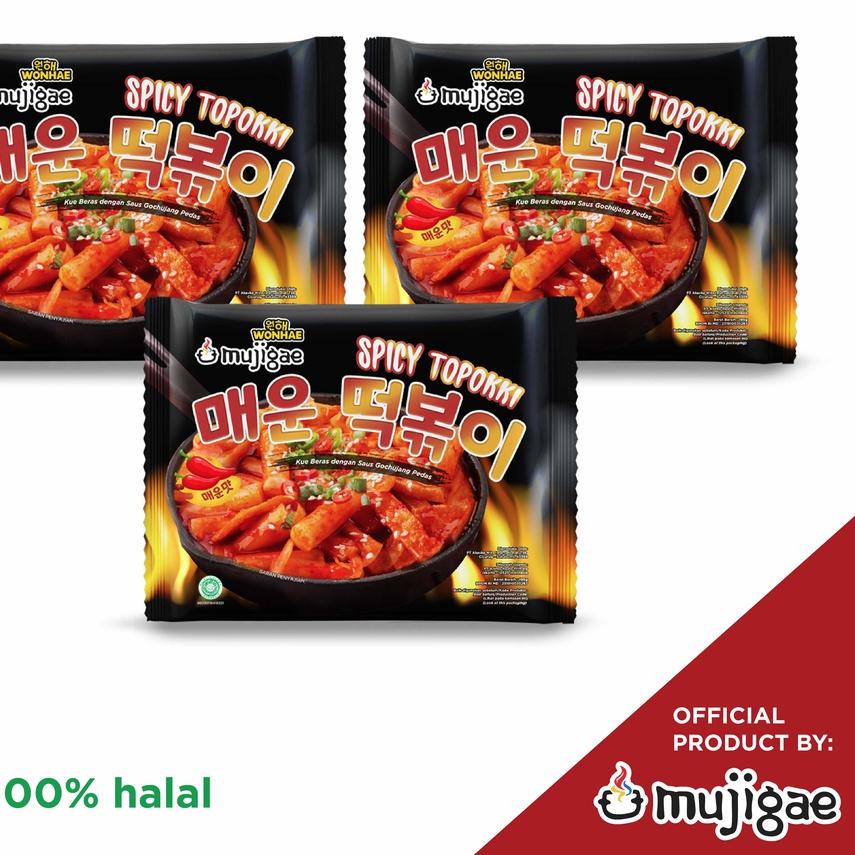 

Promo[KP8]-PAKET ISI 3 - Mujigae Spicy Topokki 195 gr