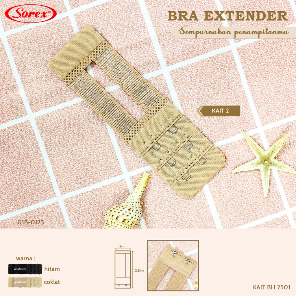 BRA bh extension 2501 2502 2503 Tambahan kait Sorex