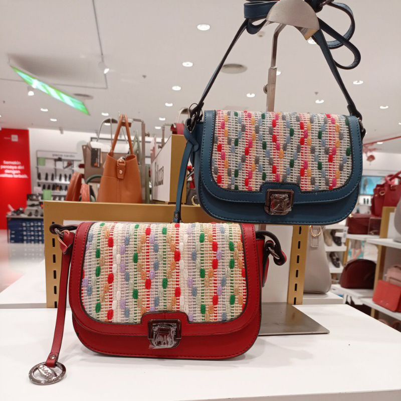 Selempang Bellezza Cz008 Fashion Original Counter Depstore Tas Wanita Sling Bag Unik Sale Motif