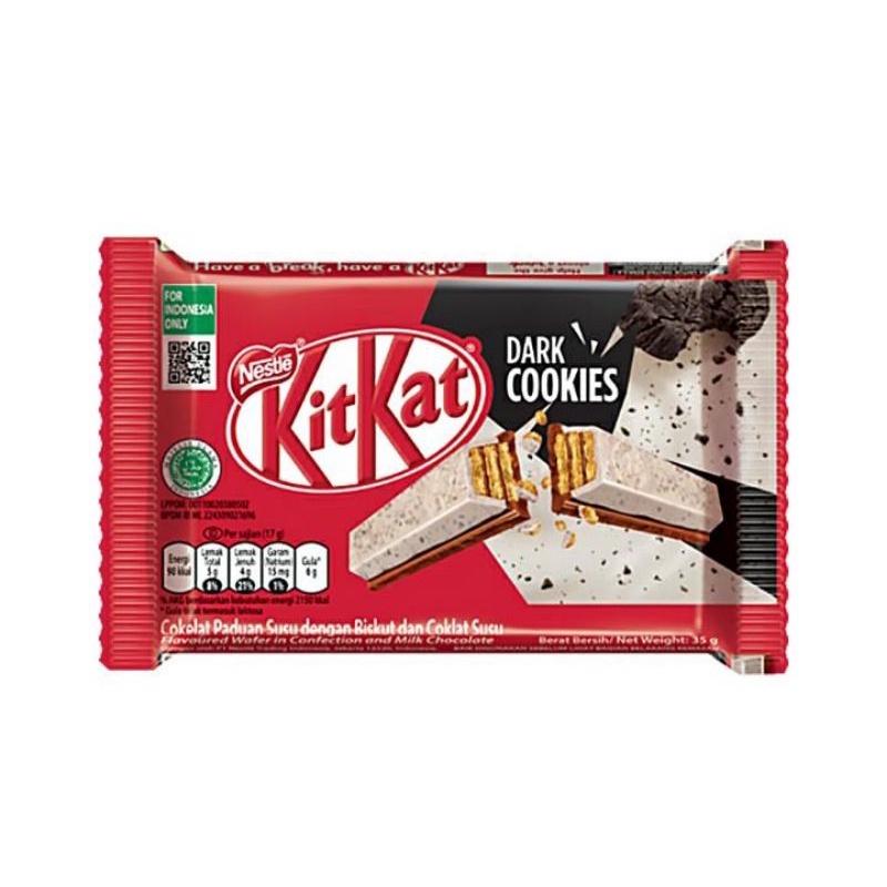 

KitKat 4F Dark Cookies Cokelat