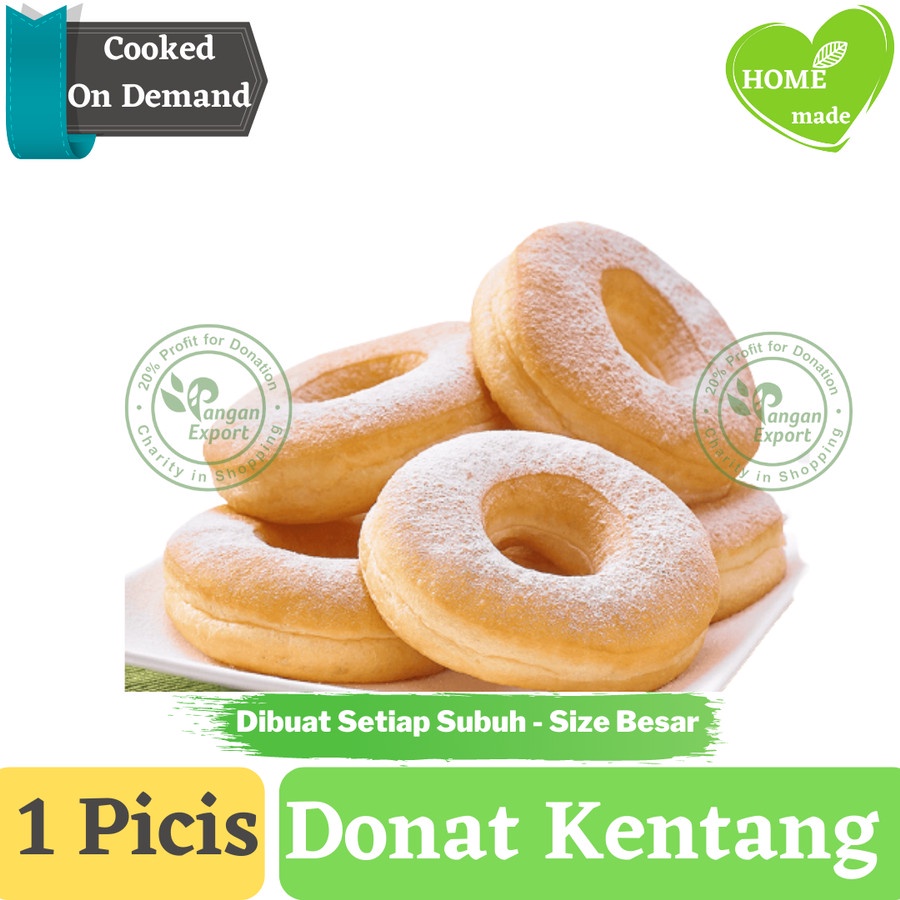 

Donat Kentang Lembut , Potato doughnut Homemade