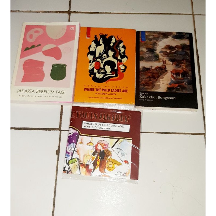 Jakarta sebelum pagi jsp, where the wild ladies are, kakakku bongsoon bundle book buku new sealed pr