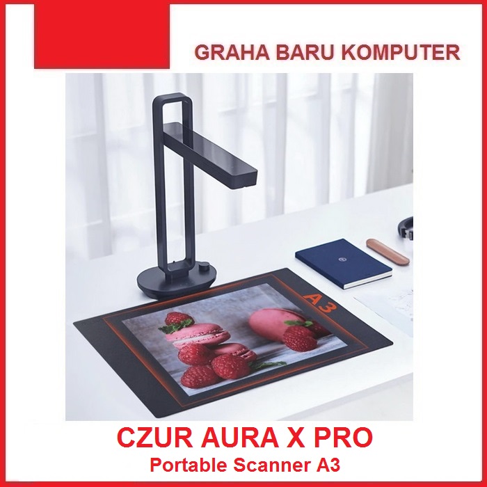 CZUR Aura X Pro Personal Portable Book Scanner Windows Mac Portabel A3