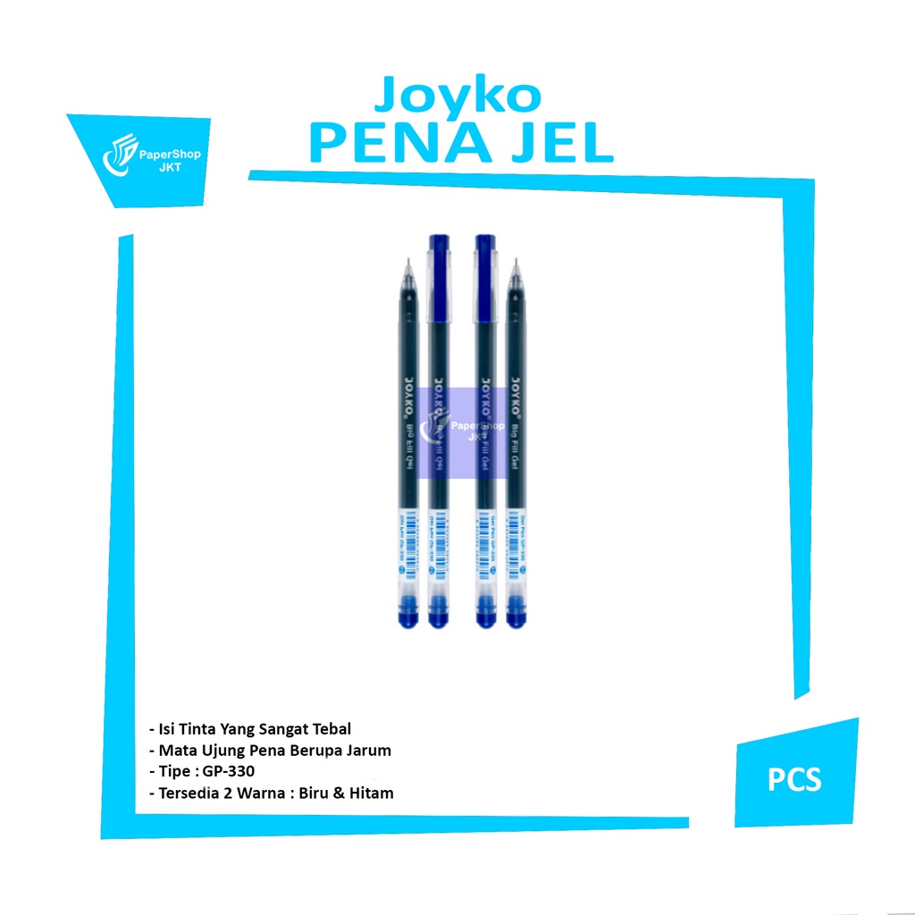 

JOYKO - Gel Pen Pulpen GP-330 - 05mm - Lusin