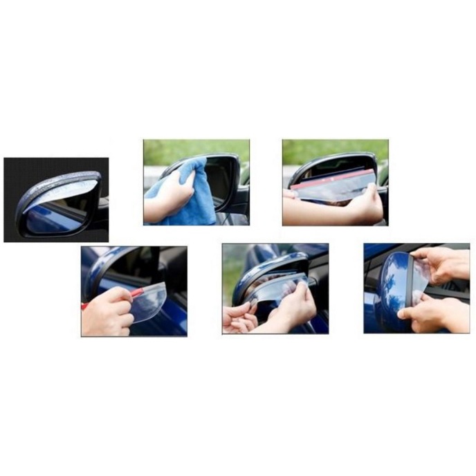 PVC Pelindung Spion Kaca Mobil 2 PCS - BH030