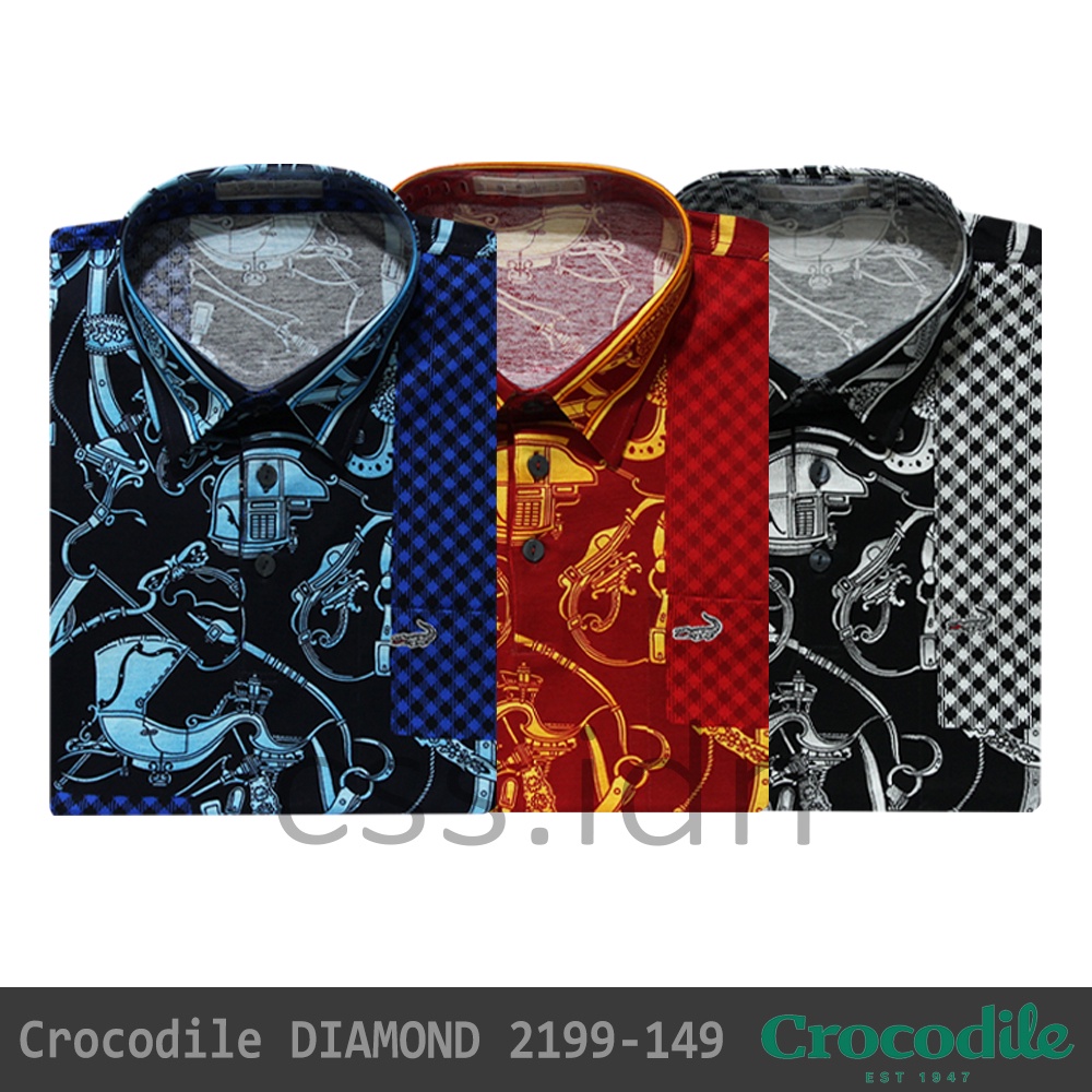 Kaos Kerah Kemeja Pria Crocodile Diamond 2199-149