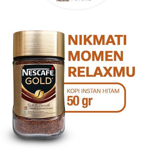 

Kode9f9Et NESCAFE GOLD Kopi Instan Kopi Hitam Jar 50gr